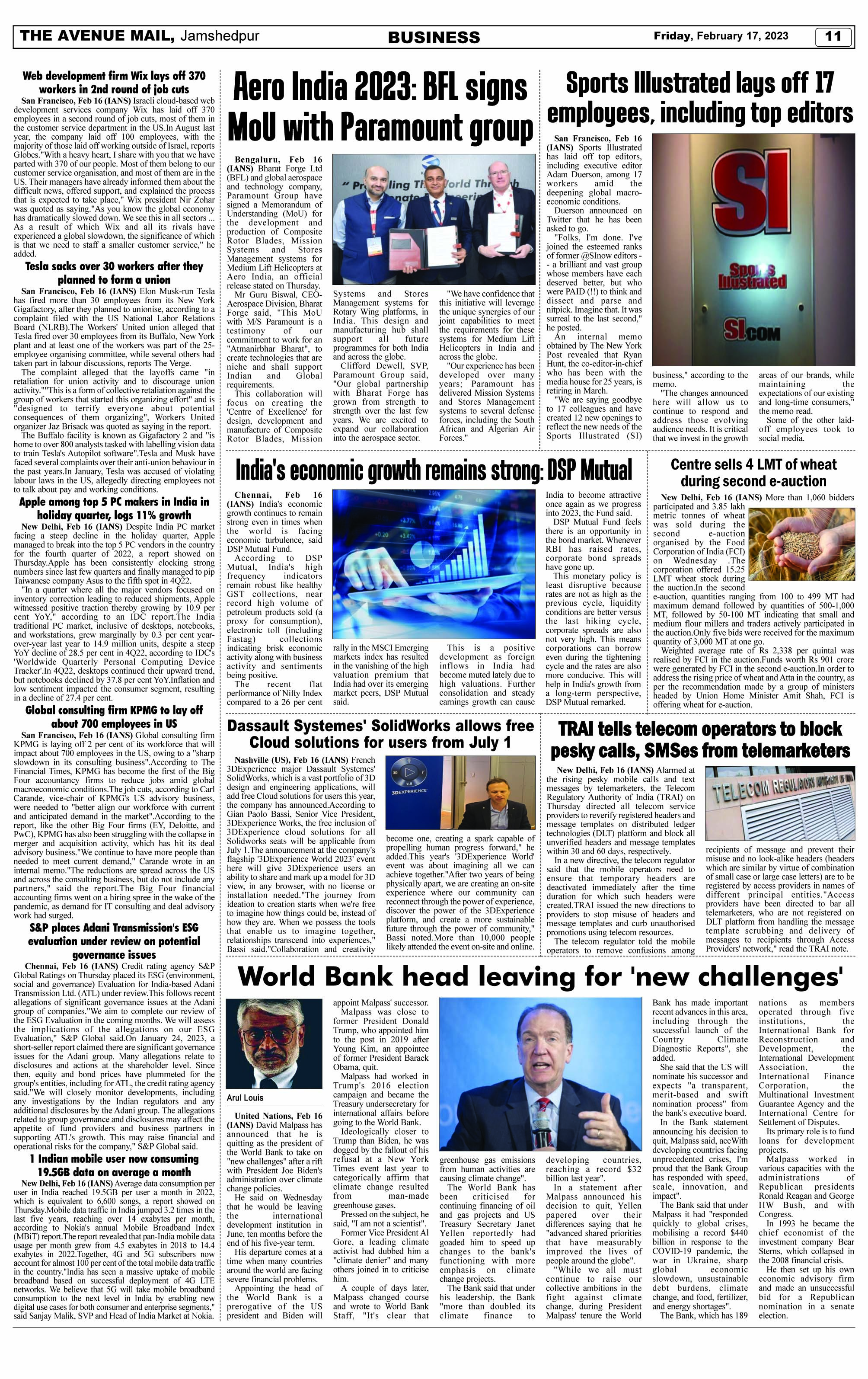 Page 11 FEBRUARY 17
