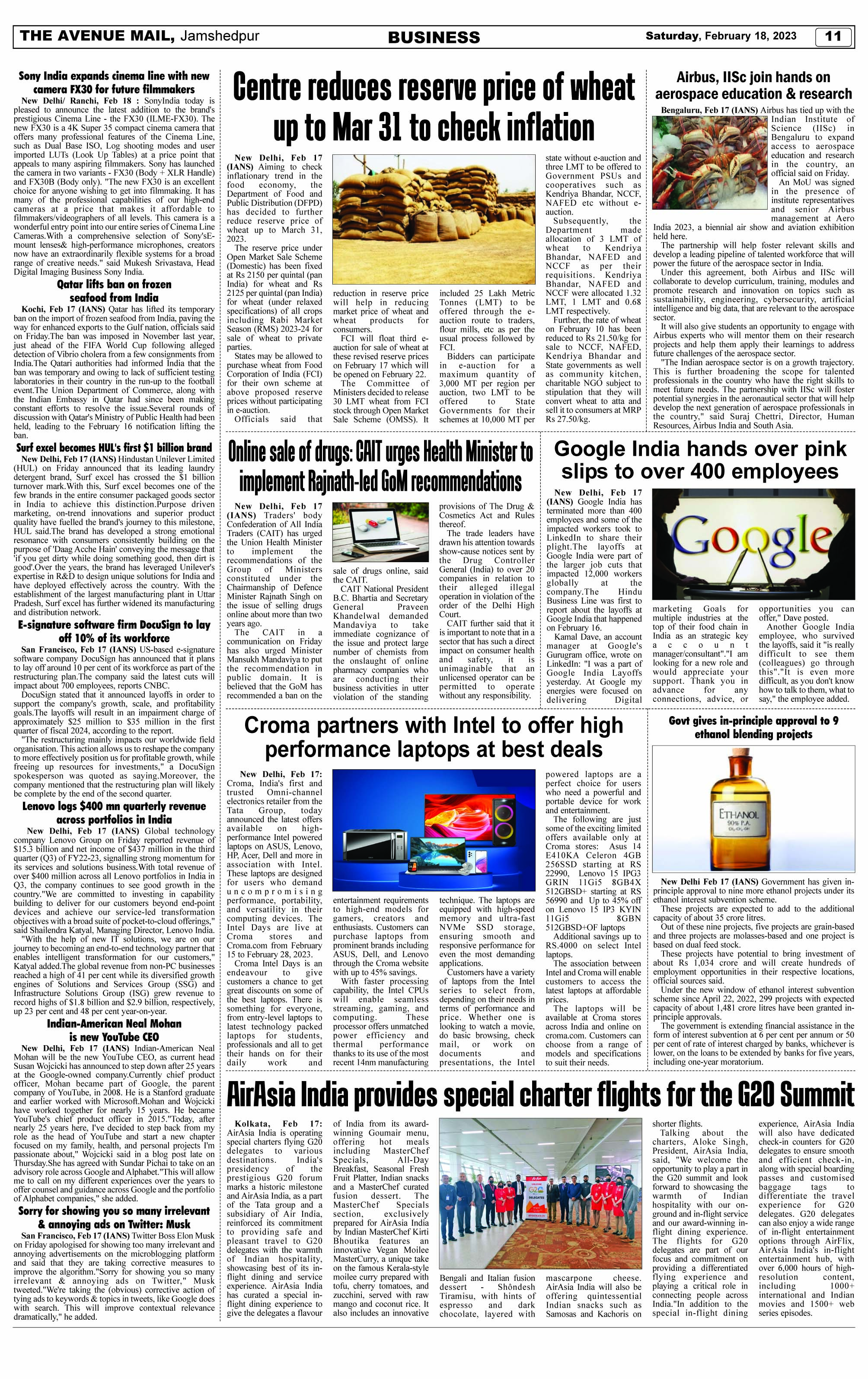 Page 11 FEBRUARY 18
