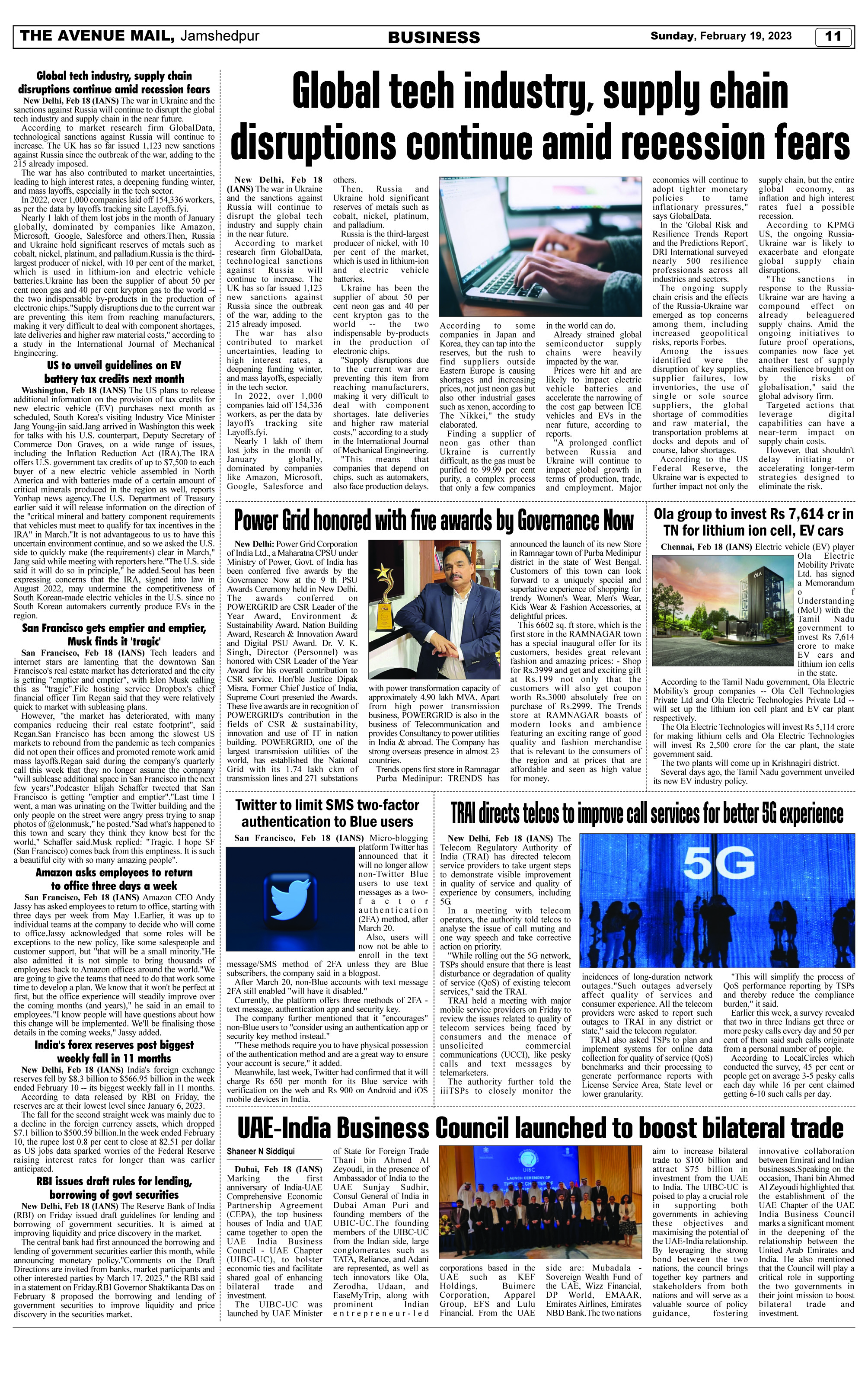 Page 11 FEBRUARY 19