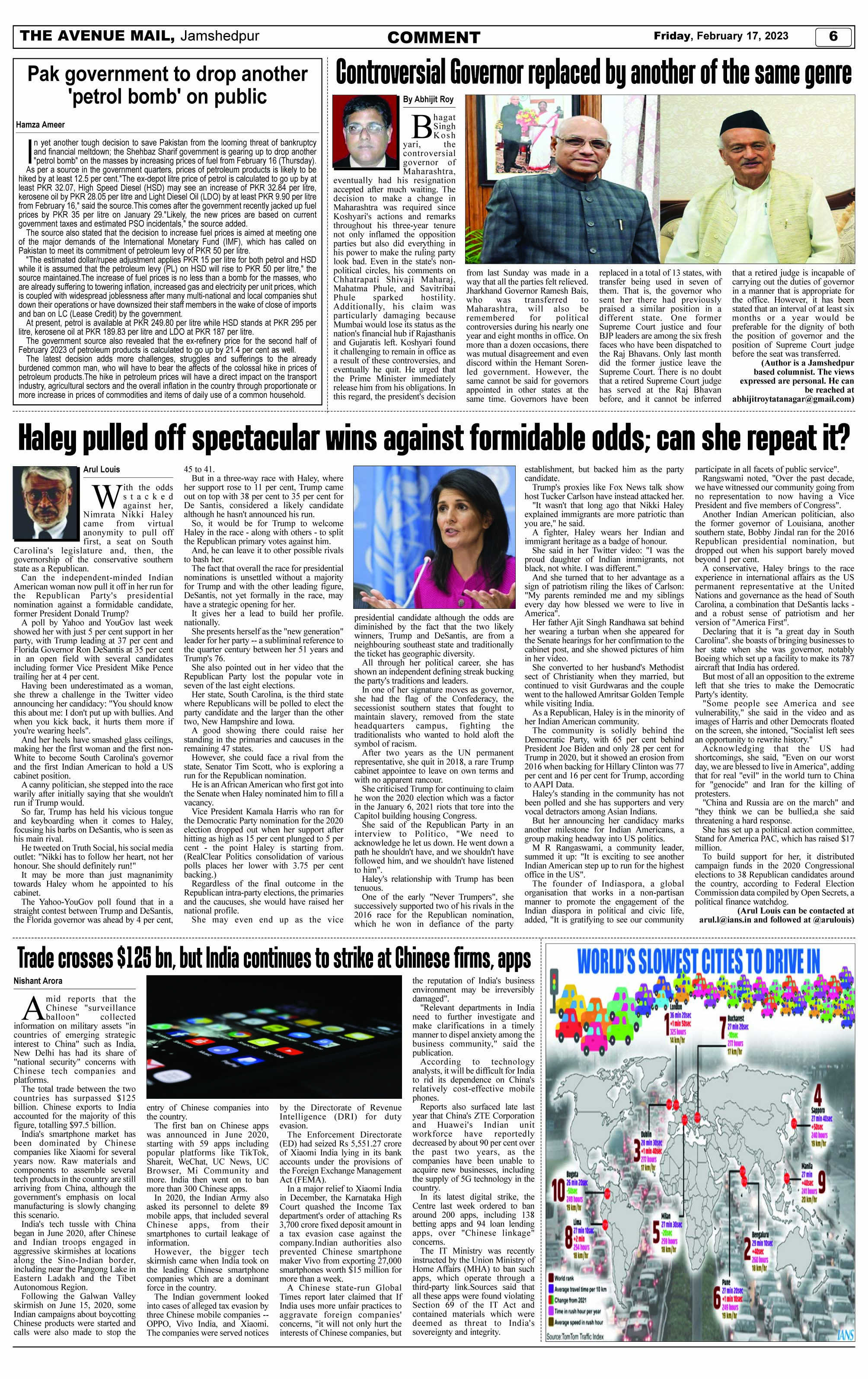 Page 6 FEBRUARY 17
