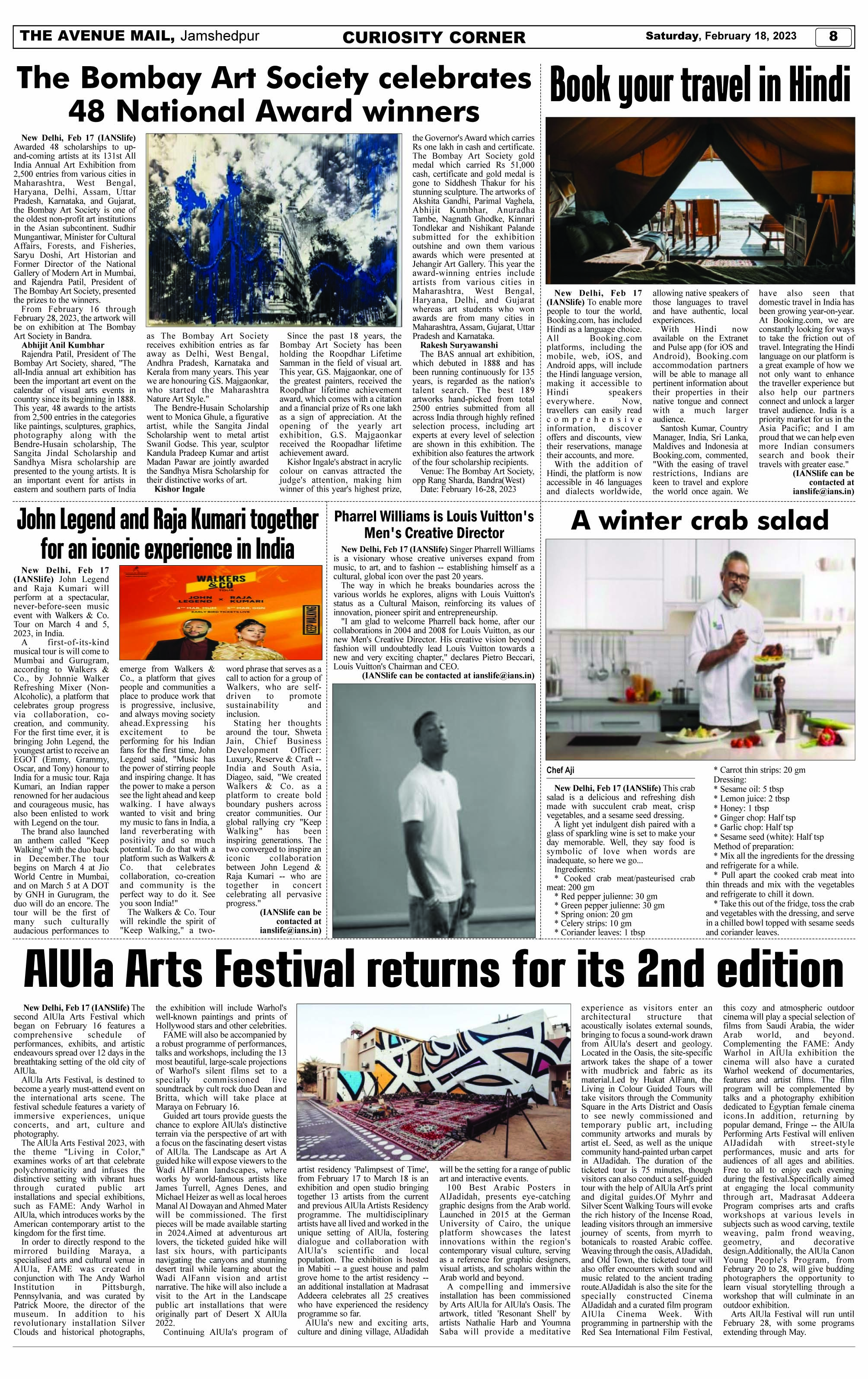 Page 8 FEBRUARY 18