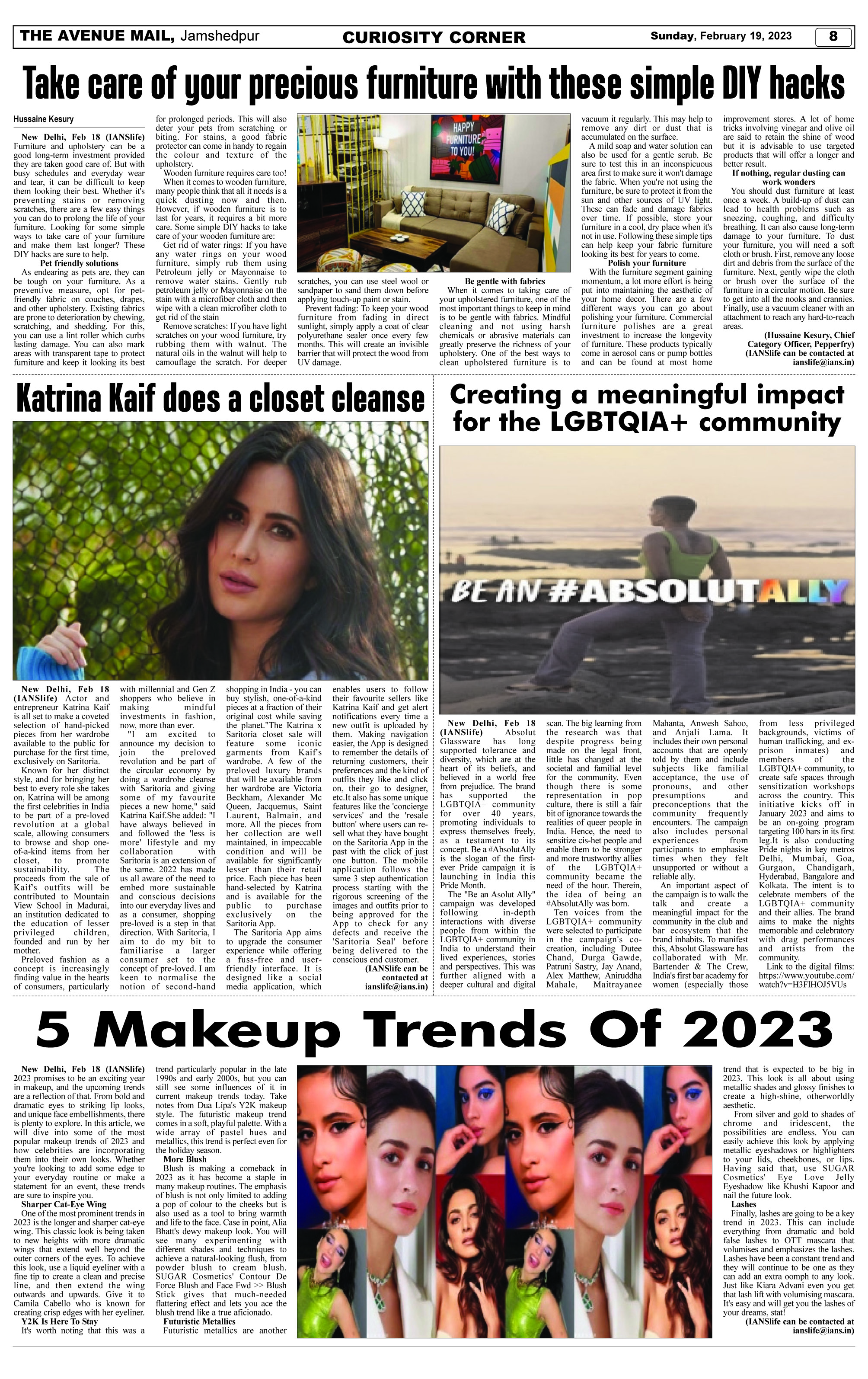 Page 8 FEBRUARY 19
