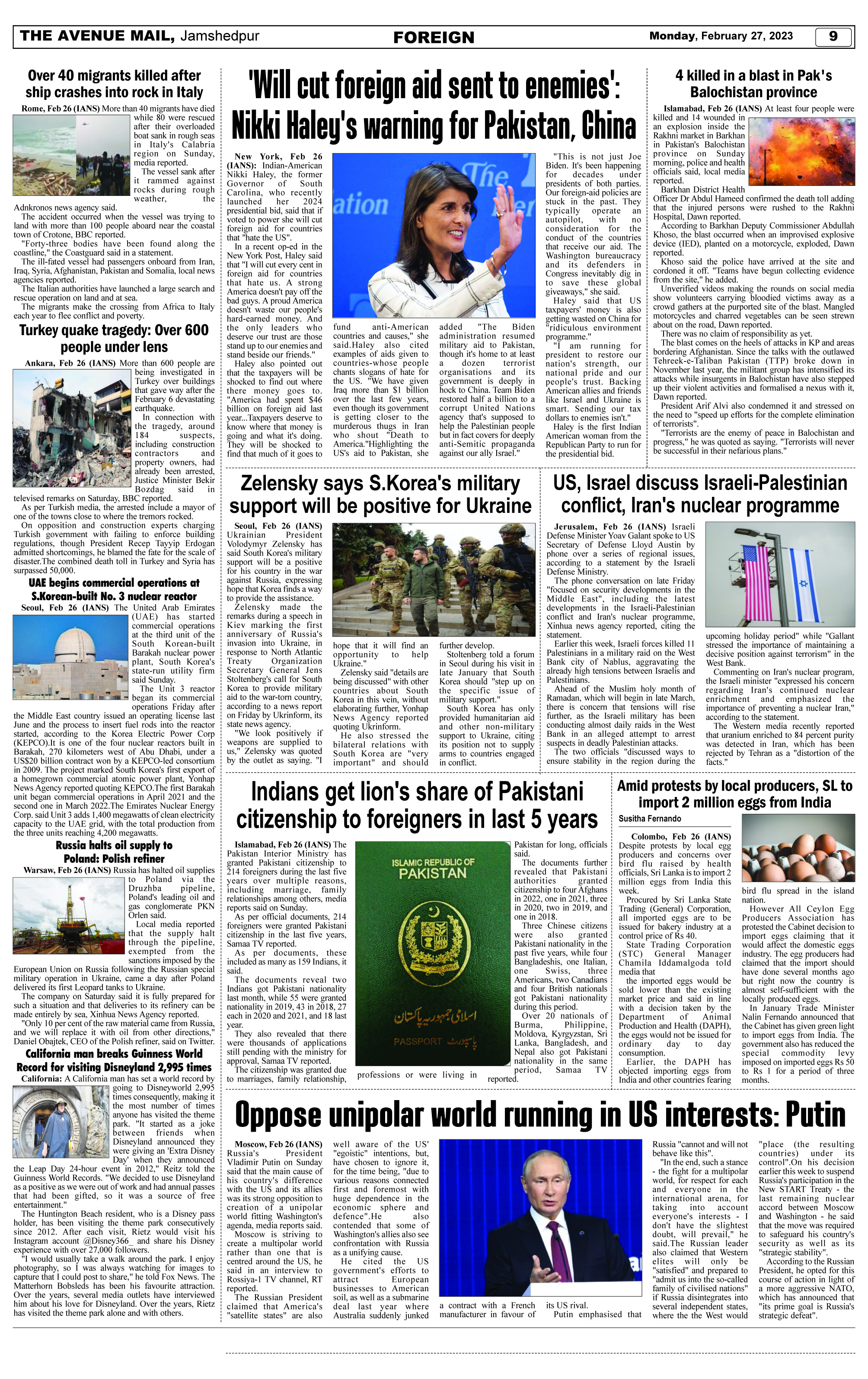 Page 9 FEBRUARY 27