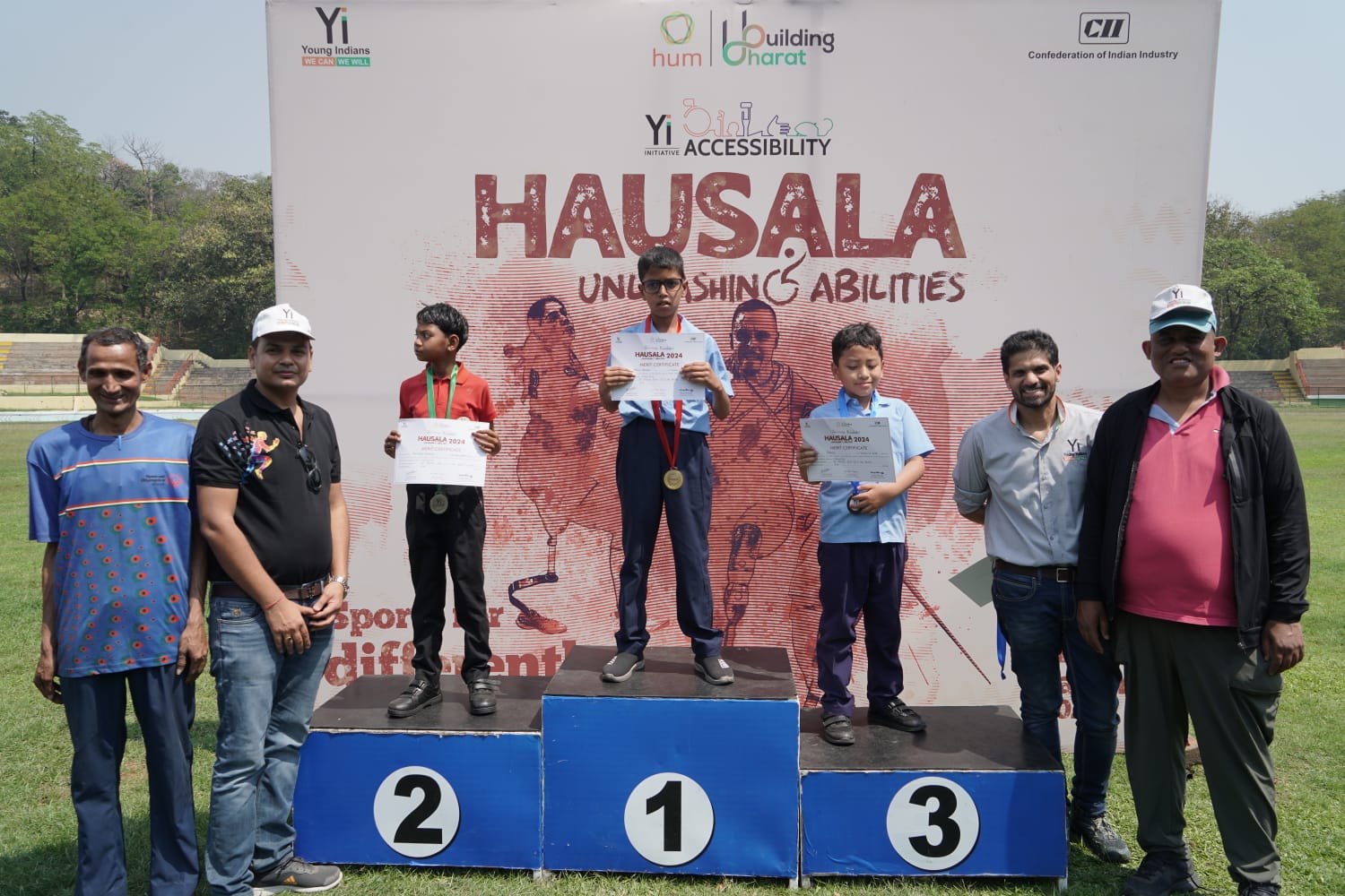 Differently abled kids shine at CII Yi event 'Hausala' - Vimarsana News
