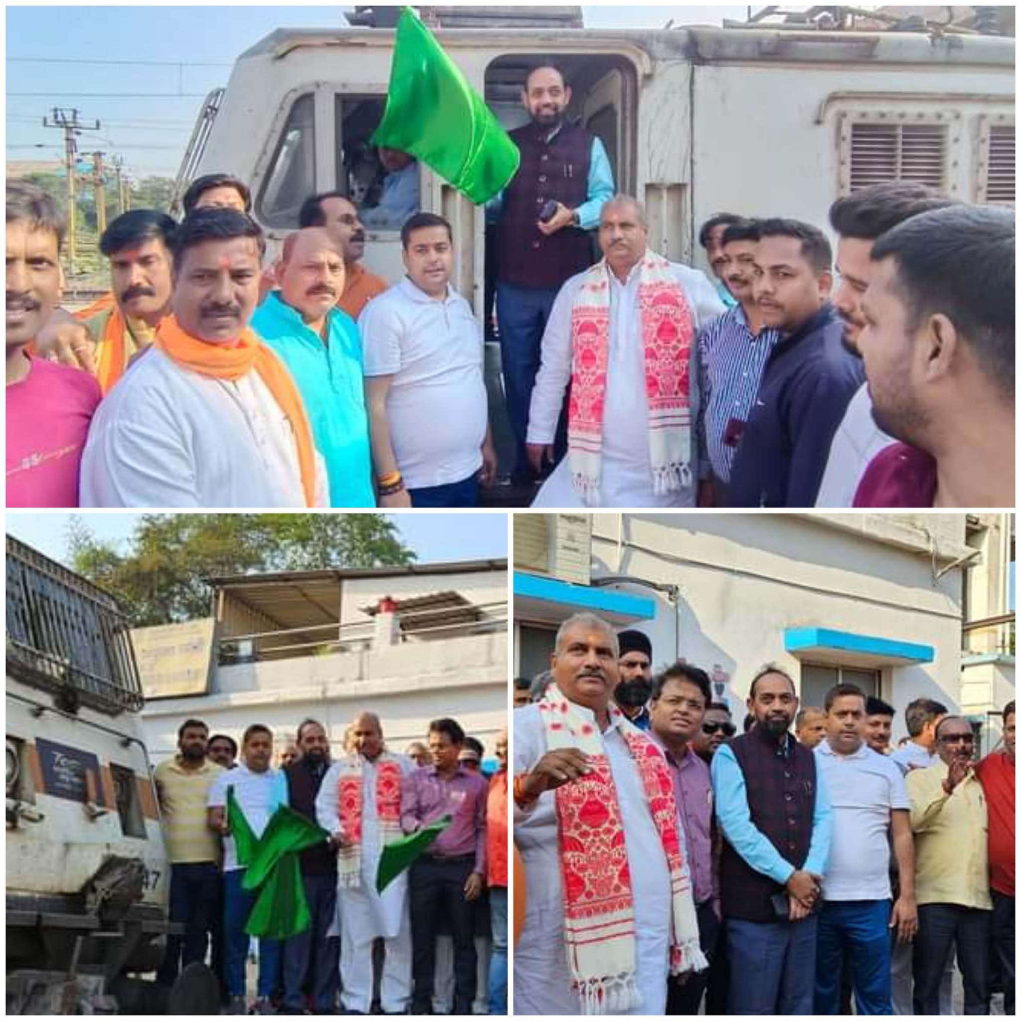 Jamshedpur MP flags off TatanagarBuxar train The Avenue Mail