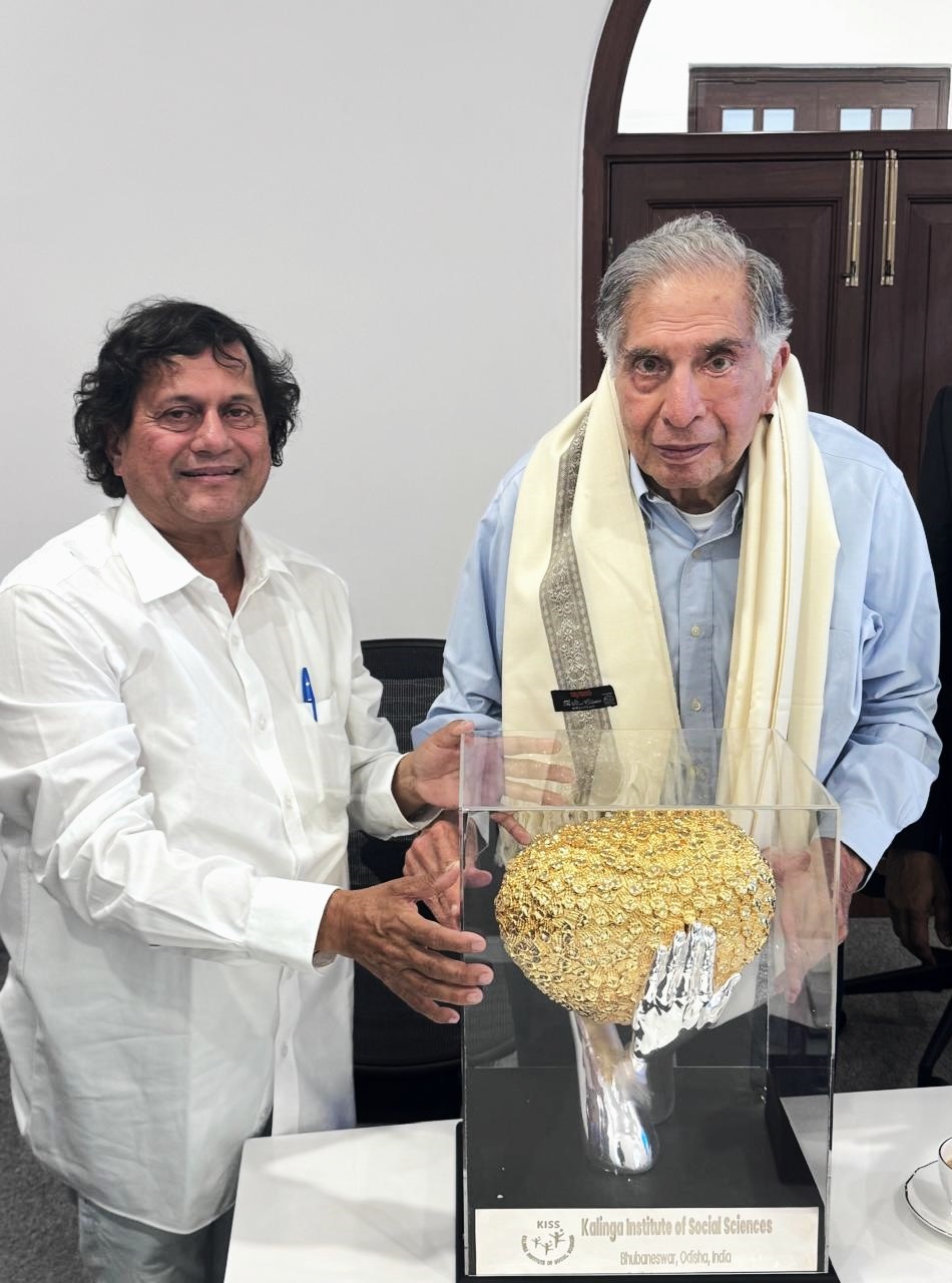 Ratan Tata receives prestigious KISS Humanitarian Award - Vimarsana News