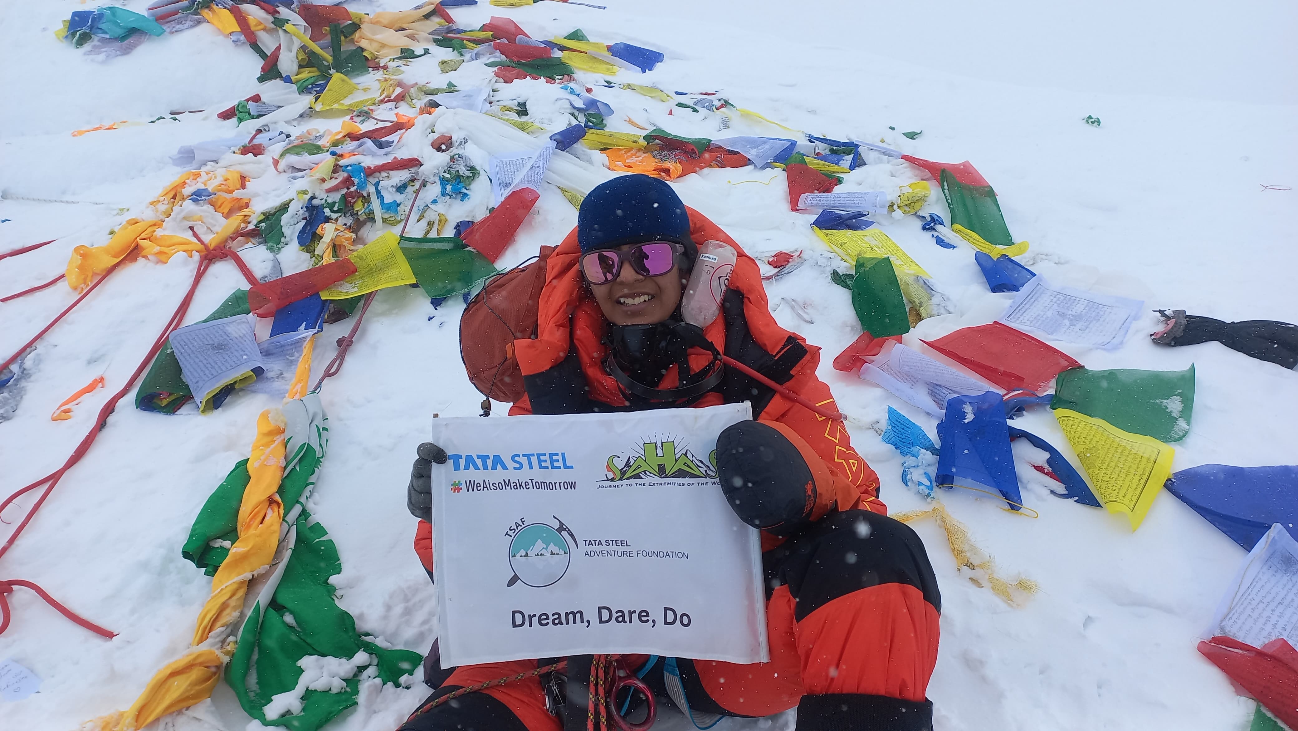 TSAF Jamshedpur supported 16-year-old Kaamya Karthikeyan becomes India's youngest Everest conqueror - Vimarsana News