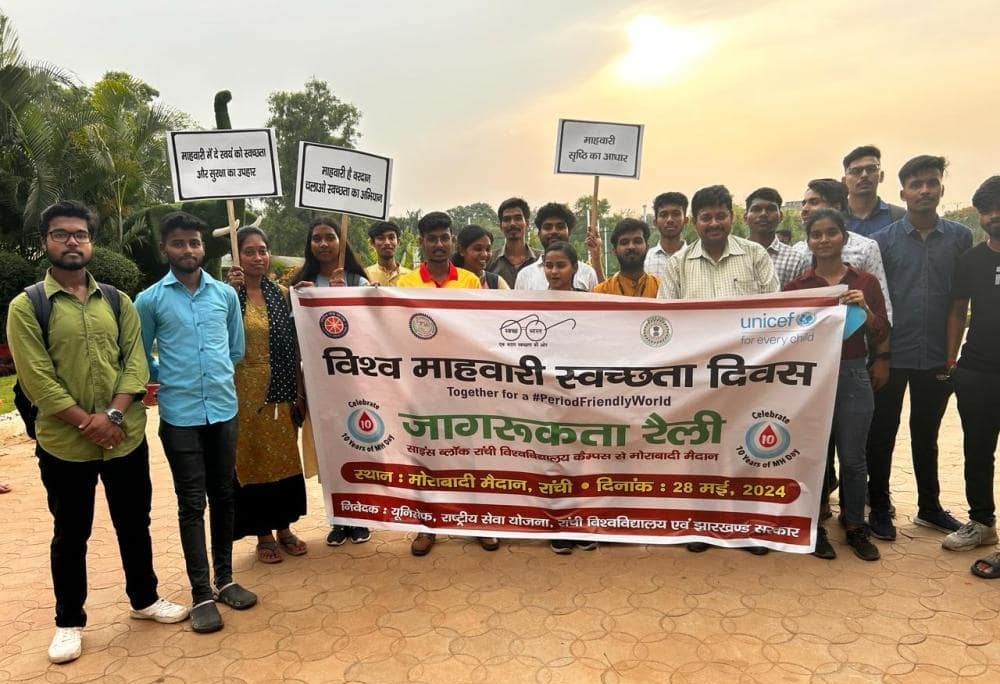 UNICEF Jharkhand launches month-long campaign on Menstrual Hygiene Management - Vimarsana News