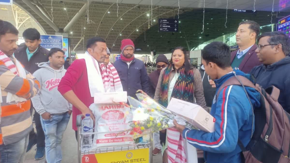 Jharkhand workers stranded in Cameroon return to home state - The ...