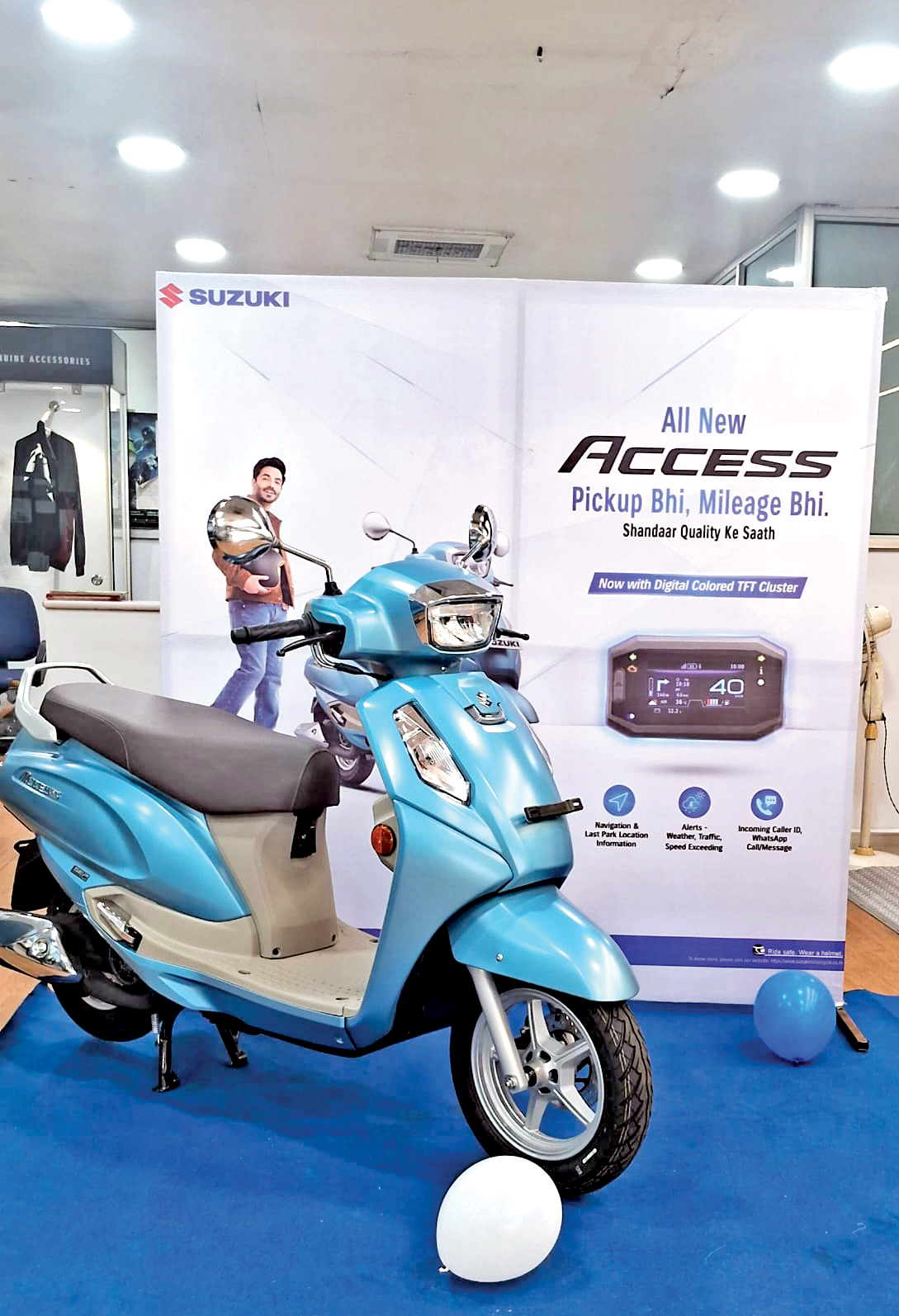 Lr1 Access Rct Jwala Suzuki launches upgraded Access 125 RCT model with TFT display in ...