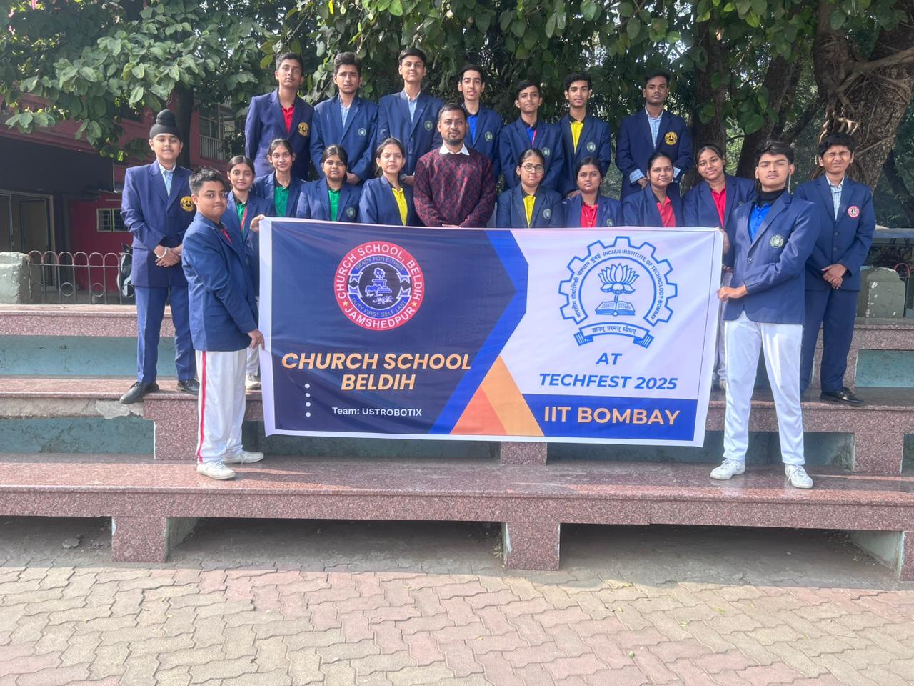 Church School Beldih students qualify for IIT Bombay Techfest finals