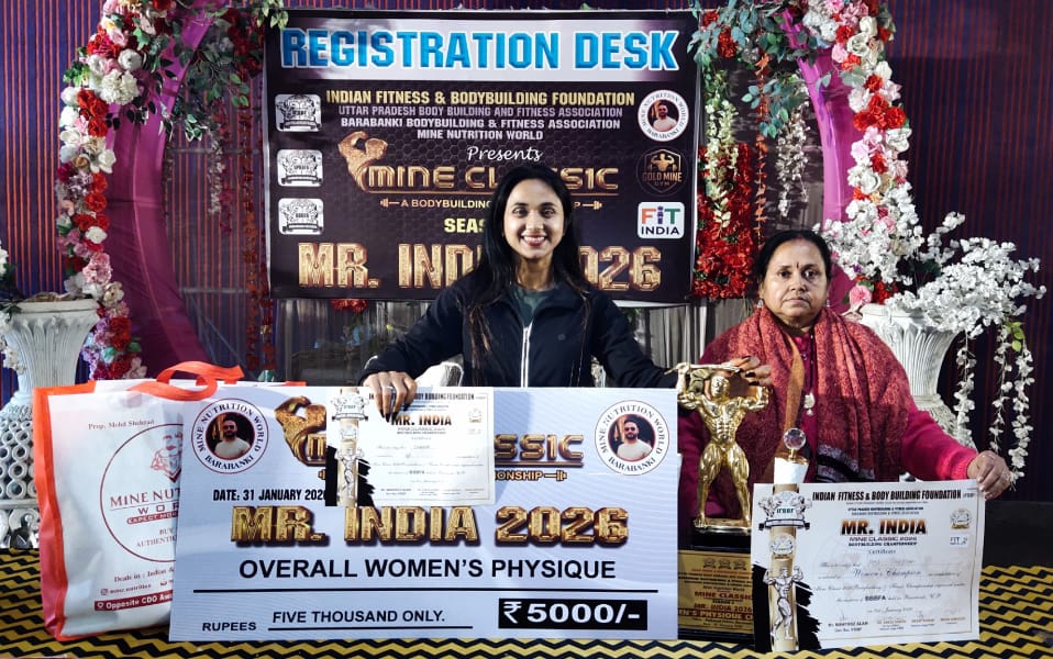 Jamshedpur’s Shreya Adharji wins Miss India 2026 title at National Fitness Meet