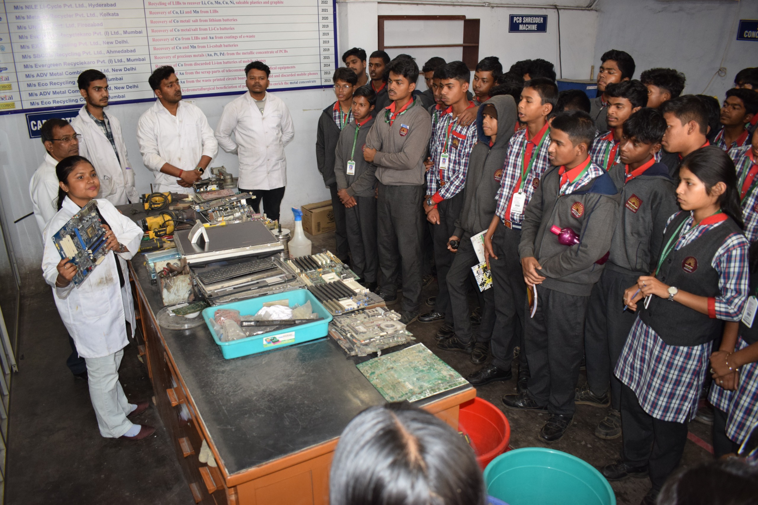 Kendriya Vidyalaya Rairangpur students visit CSIR-NML Jamshedpur